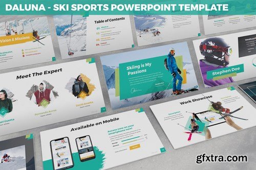 Daluna - Ski Sports Powerpoint Template