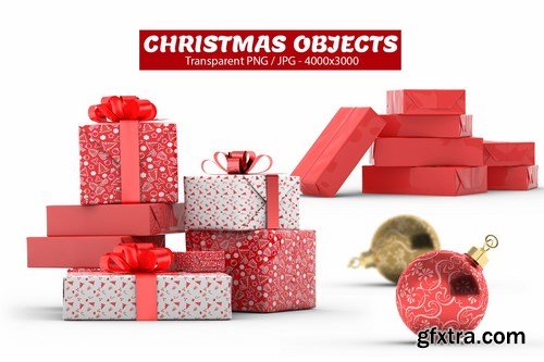 Christmas Gift Boxes & Bulbs