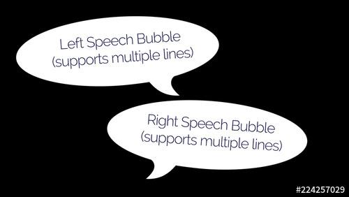 Speech Bubbles Overlay - 224257029