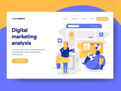Digital Marketing Analysis Page