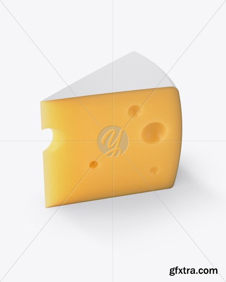 Piece of Cheese Wheel Mockup 51534