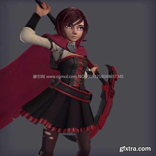 Ruby Rose 3d model