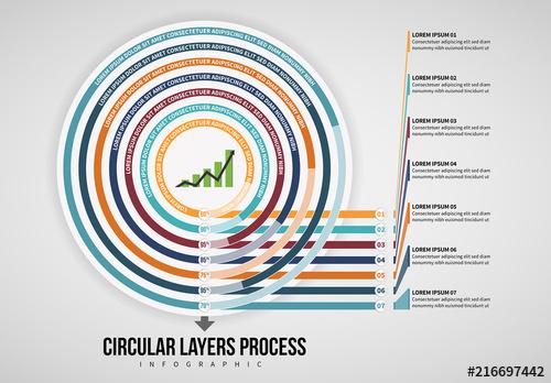 Circular Infographic Layout - 216697442