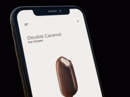 Ice Cream app concept