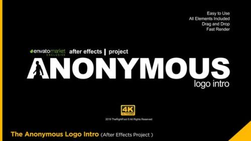 Videohive - The Anonymous Logo - 23579534
