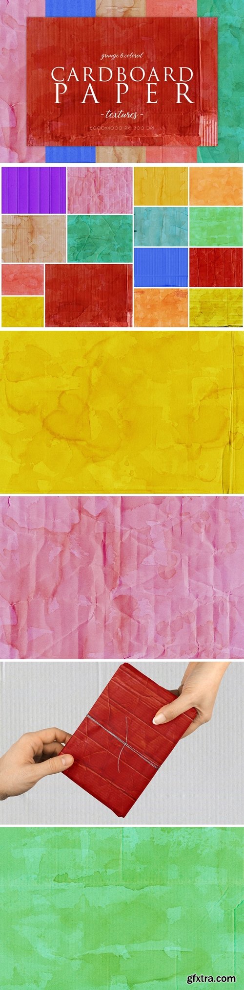 15 Colorful Cardboard Textures 2