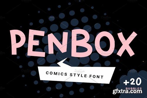 CM - Penbox comics style font 4518639