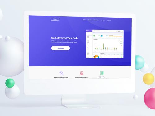 Software Trial Landing Page PSD Template