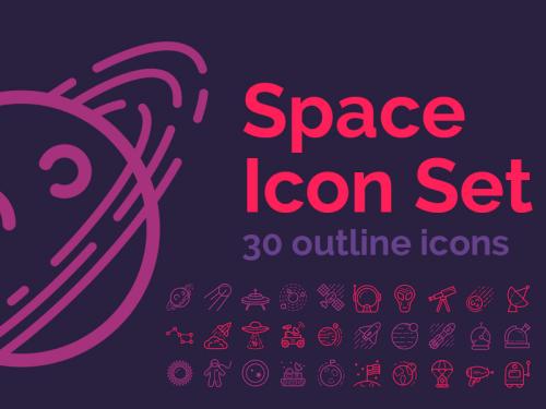 Space Icon set