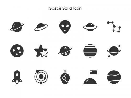 Space Solid Icon