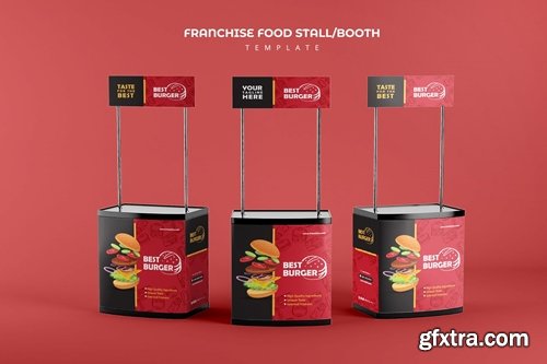 Franchise Food Stand Booth