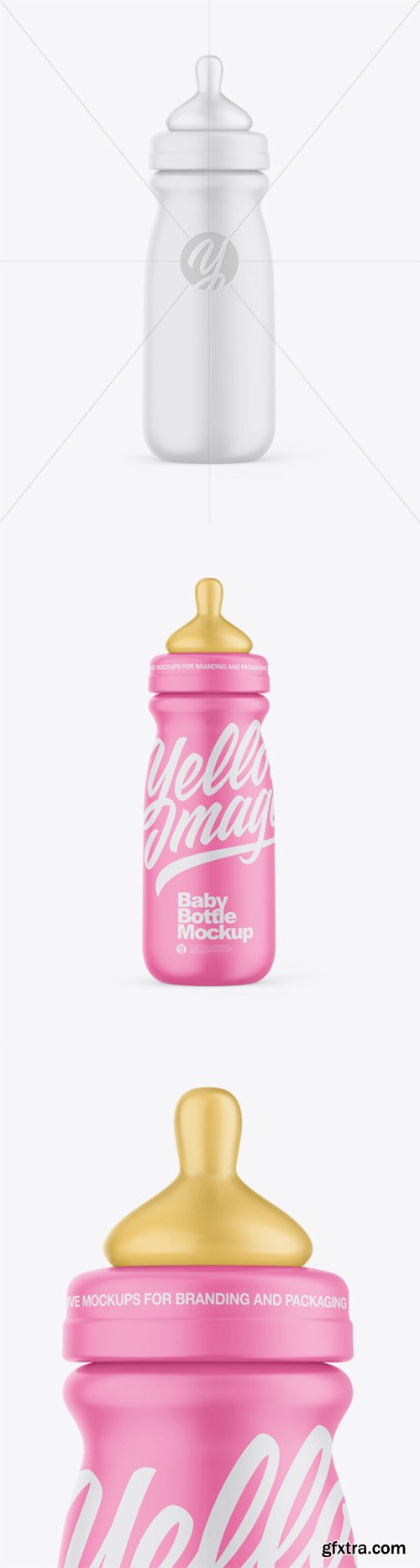 Matte Baby Bottle Mockup 55263