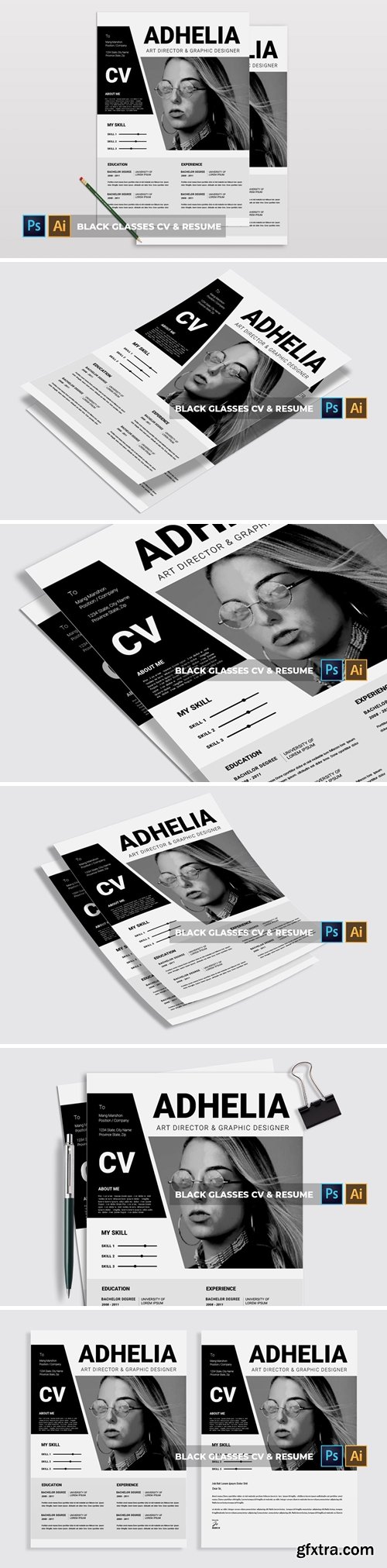Black Glasses | CV & Resume