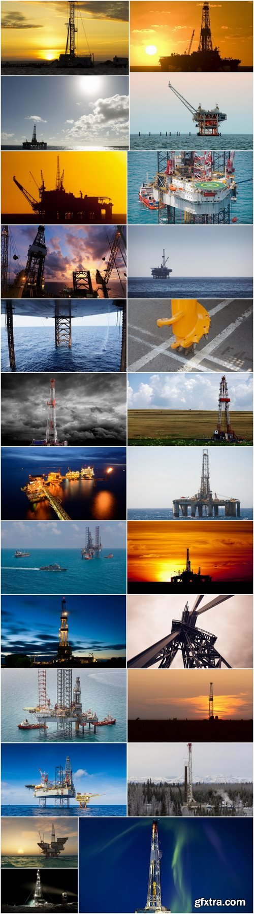 Oil drilling platform extraction of mineral resources gas oil 25 HQ Jpeg