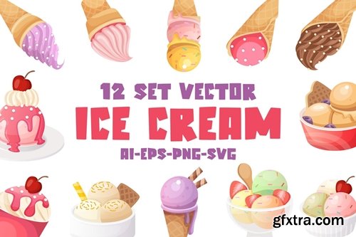 Ice Cream - Vector Set