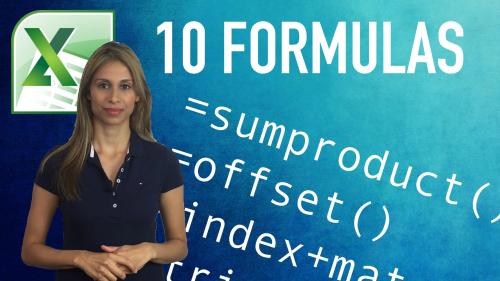 SkillShare - Excel: Top 10 Excel Formulas to Work Smarter