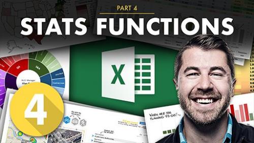 SkillShare - Excel Formulas & Functions Part 4: Statistical Functions