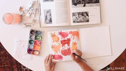 SkillShare - Illustration & Inspiration: Keeping a Sketchbook