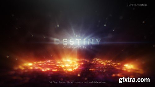 Videohive The Destiny Cinematic Title 25915596