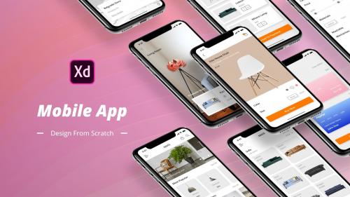 SkillShare - Mobile App Design From Scratch In Adobe Xd