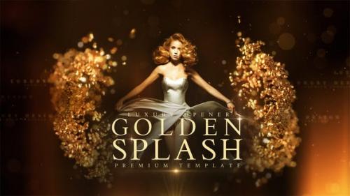 Videohive - Golden Splash - 22588972