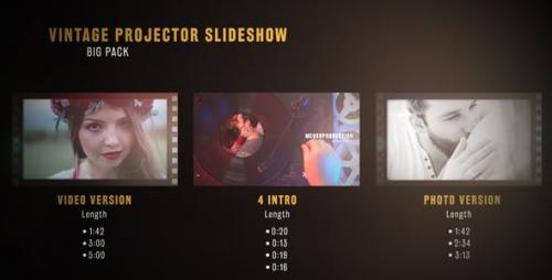 Videohive - Vintage Projector Slideshow Big Pack - 20069857