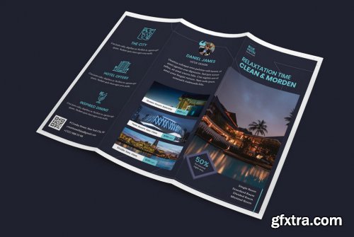 Hotel Trifold PSD Template