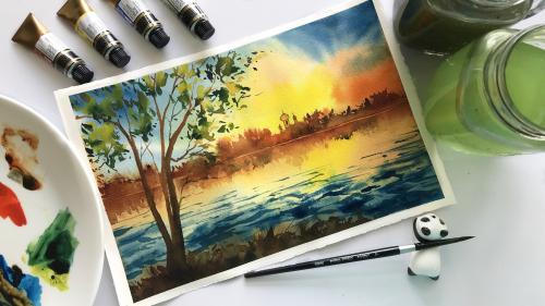 SkillShare - Mastering Watercolor Landscape