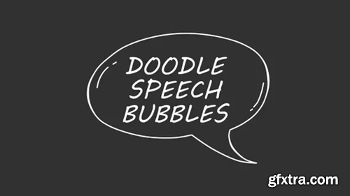 Videohive Doodle Speech Bubbles 23908947