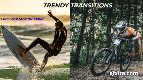 MotionArray Trendy Transitions 554696