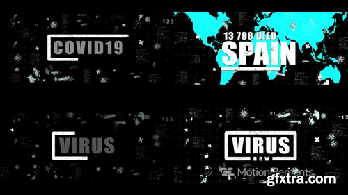 MotionElements COVID-19 Pandemic Coronavirus - Horror Trailer Presentation 14644974