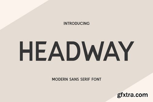 Headway Display Sans Serif Font