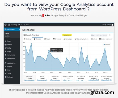Lara\'s Google Analytics - Pro v3.1.0 - Google Analytics Widget For Wordpress