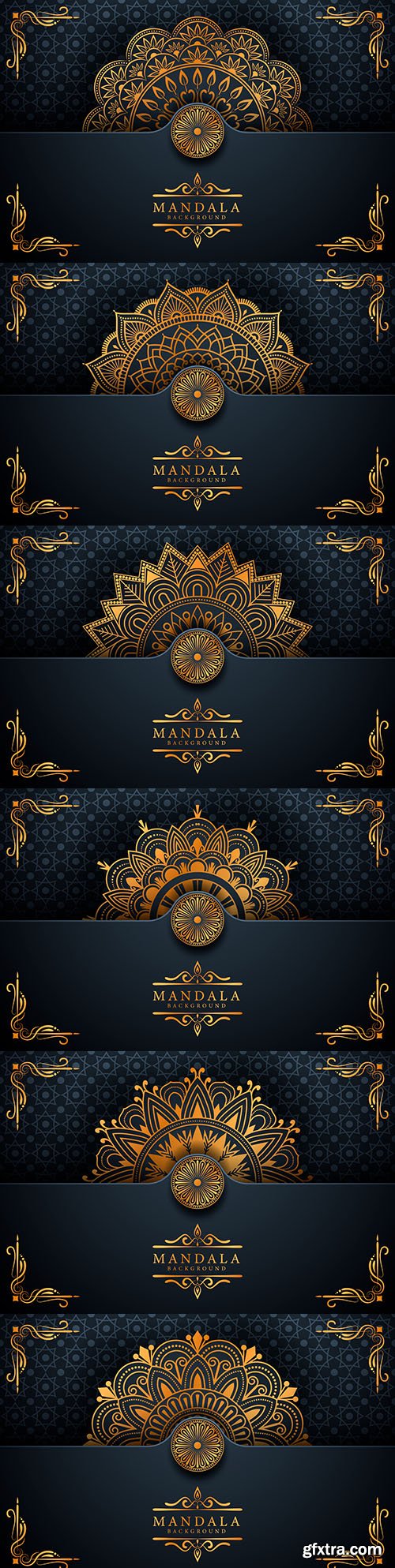 Mandala luxury elegant Ramadan style background