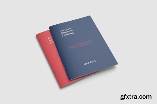 Two A4 Brochure Cover Mockups