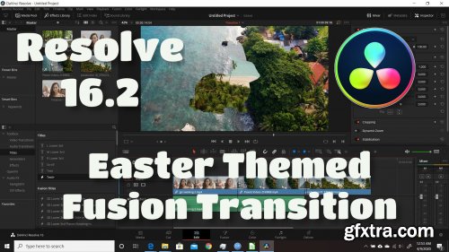 Resolve 16.2 | Easter Themed Fusion Transition