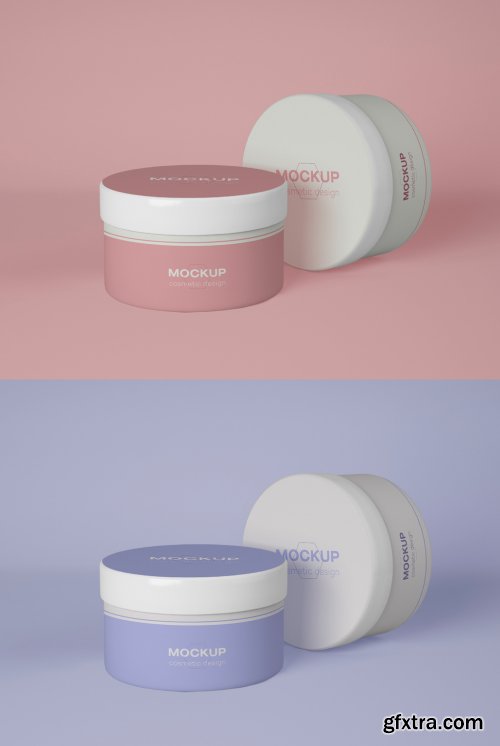 Two Cosmetic Containers Mockup 339308545