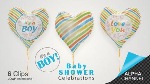 Videohive - Baby Shower Celebration - Baby Boy - 26731016