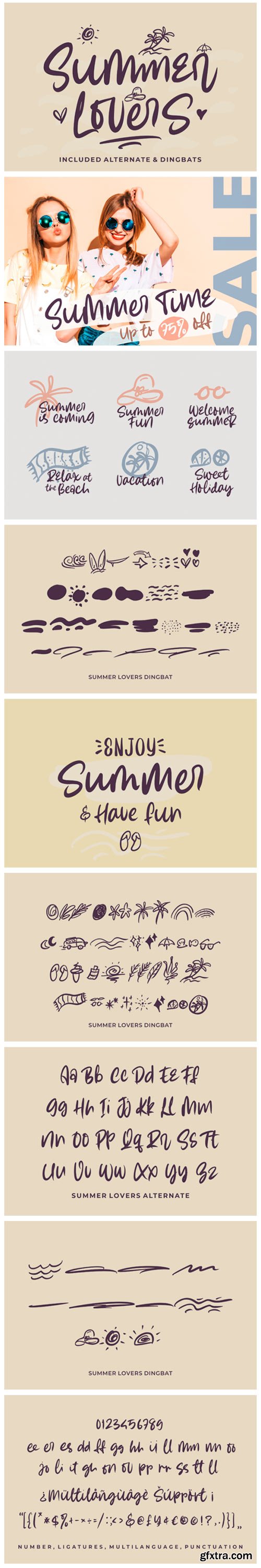 Summer Lovers Font