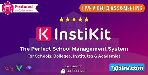 CodeCanyon - InstiKit School v2.8.0 - School Management System & School ERP - 22403067 - NULLED