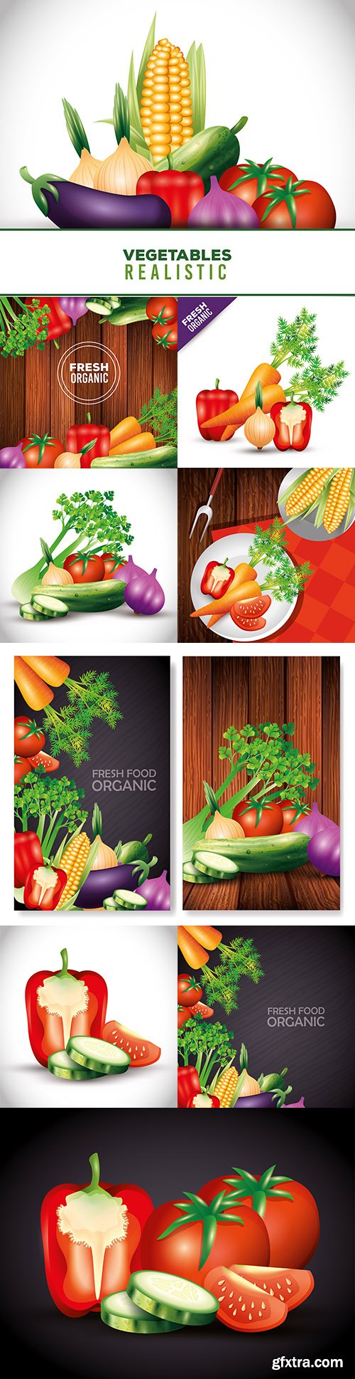 Fresh organic vegetables and healthy lifestyle for diet