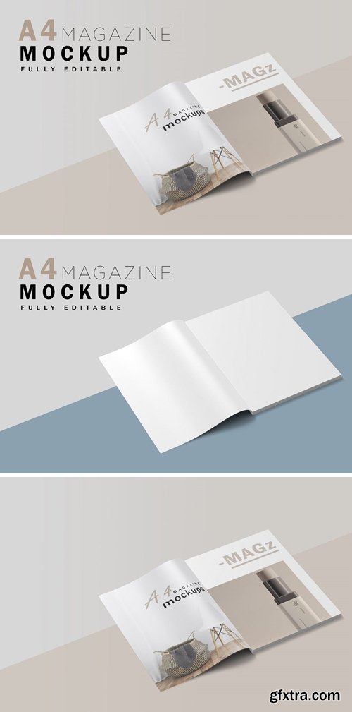 A4 Magazine Mockup V.2