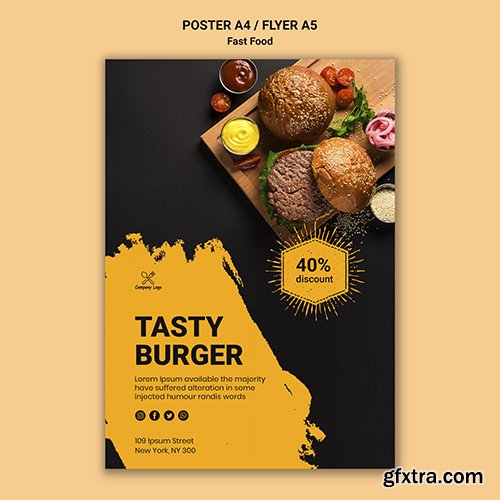 Fast Food Poster Template