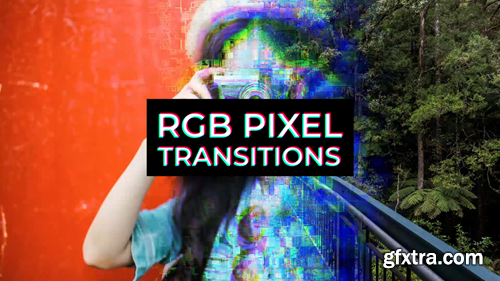MotionArray RGB Pixel Transitions 749119