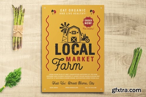 Local Farm Market Flyer