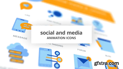 Videohive Social & Media - Animation Icons 28168472