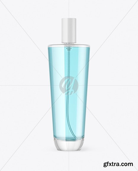 Clear Glass Perfume Bottle Mockup 65872