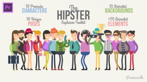 Videohive - Hipster Explainer Toolkit Essential Graphics | Mogrt - 23253417