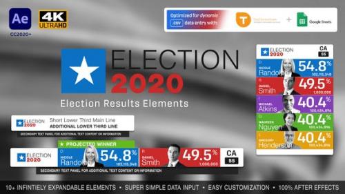 Videohive - Election Results Elements - 28655204