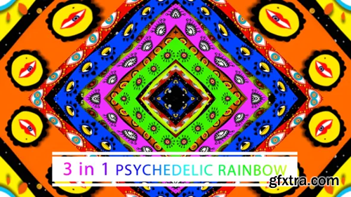 Videohive Psychedelic Rainbow III 25545189